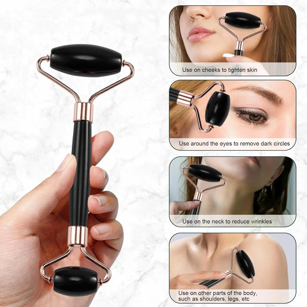 Facial Ice Roller and Gua Sha Set