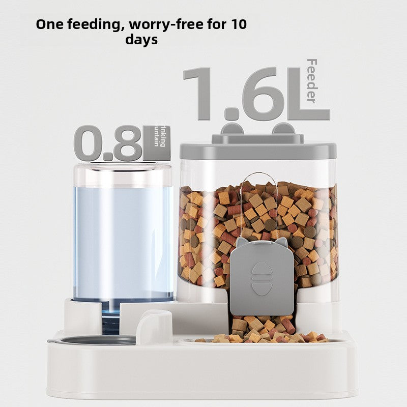 Automatic Pet Food and Water Feeder Bowl