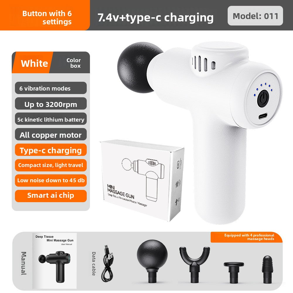 Professional Mini Muscle Massage Gun with LCD Screen