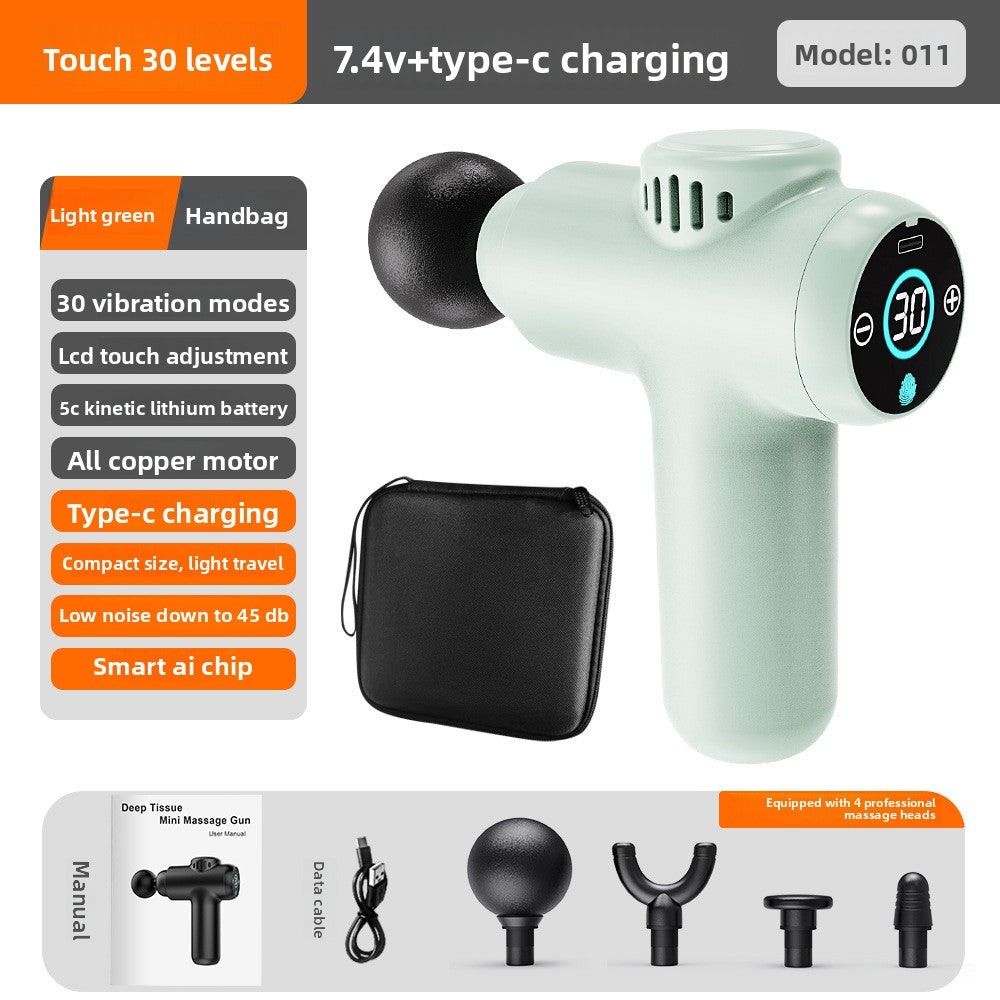 Professional Mini Muscle Massage Gun with LCD Screen