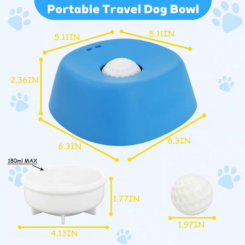 Dog Licking Bowl