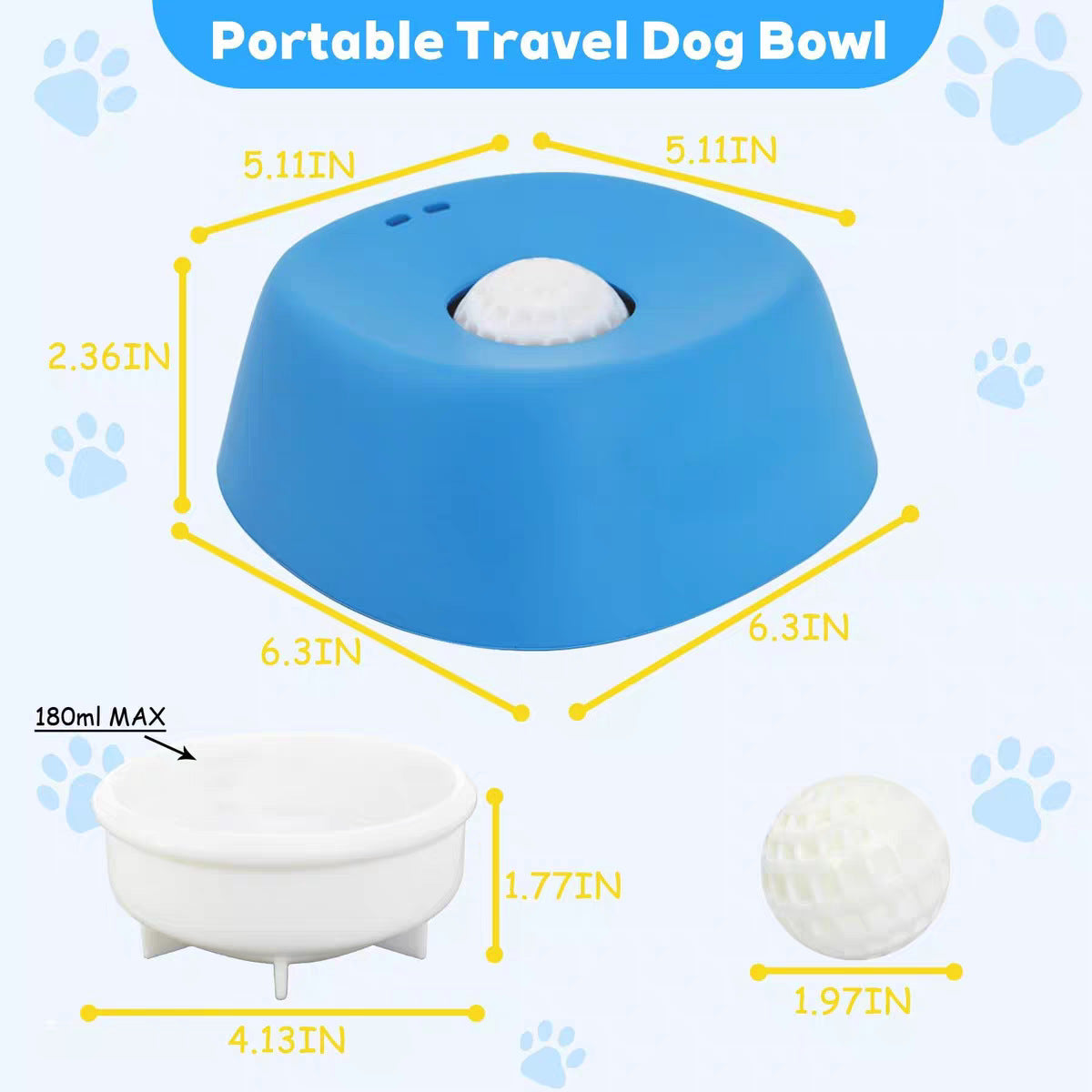 Dog Licking Bowl