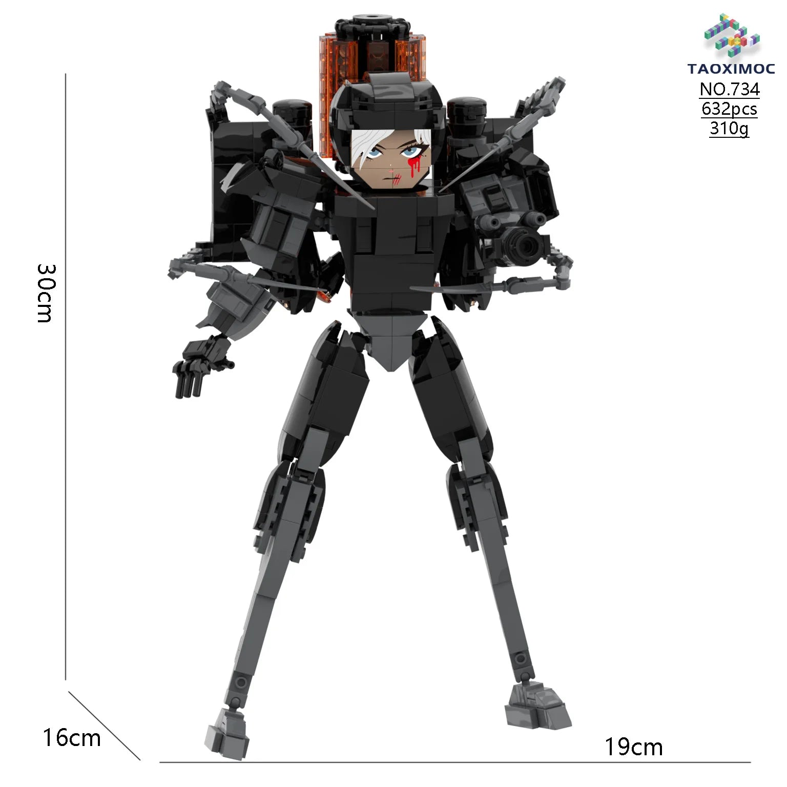 Skibidi Toilet MOC Abstract Building Blocks TV Monitor Big Tomahawk Guitar Titan Speaker King Compatible With LEGO Bricks Toys