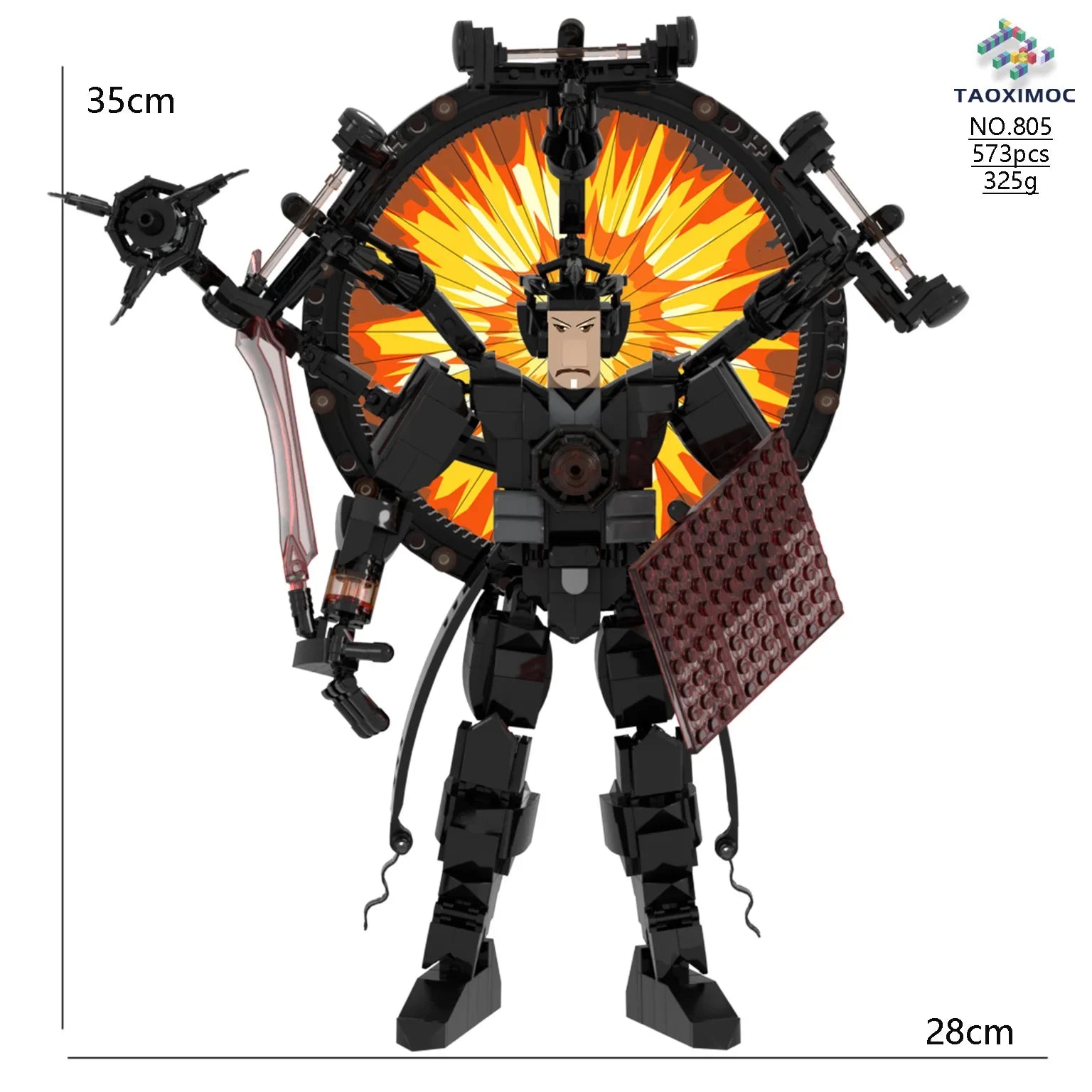 Skibidi Toilet MOC Abstract Building Blocks TV Monitor Big Tomahawk Guitar Titan Speaker King Compatible With LEGO Bricks Toys