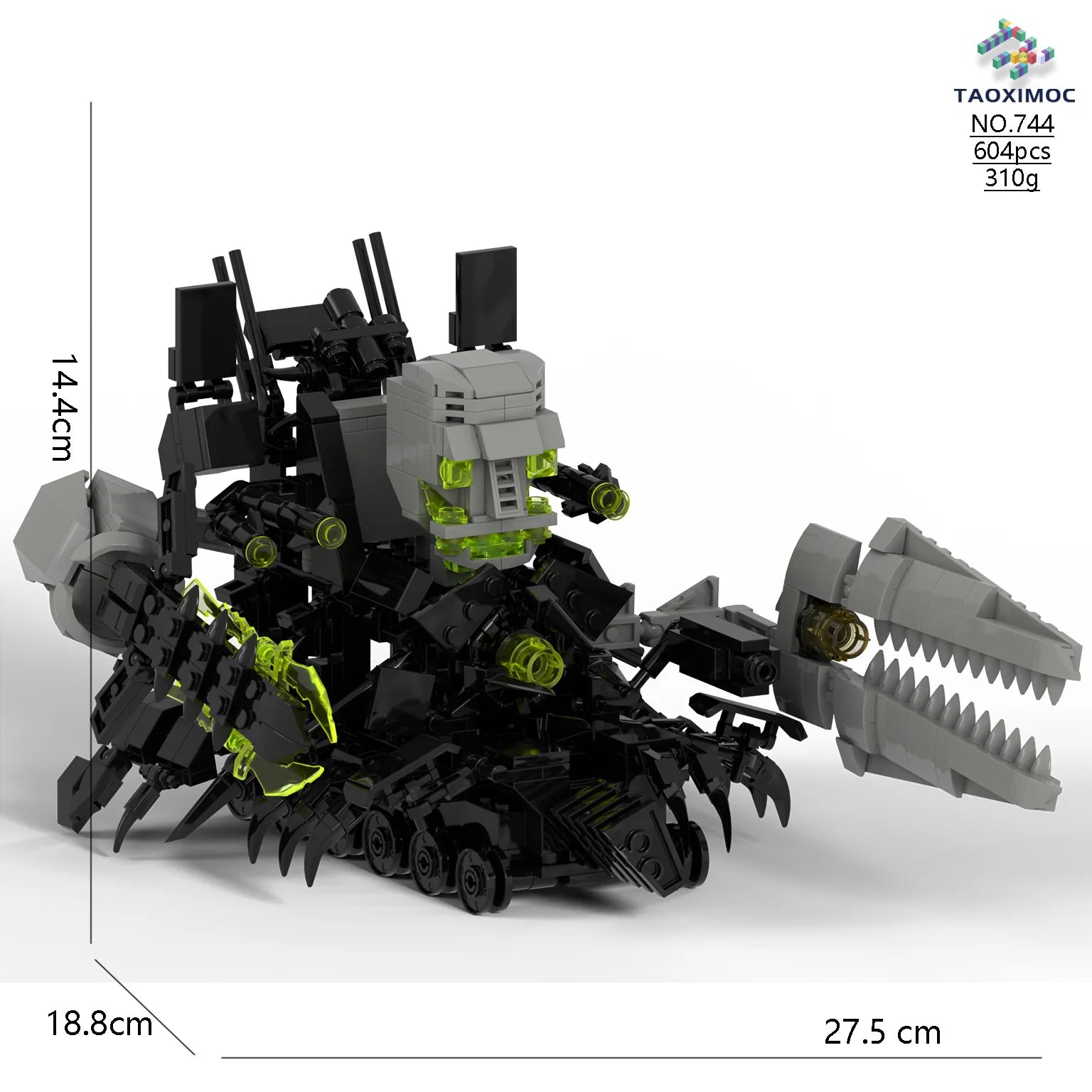 Skibidi Toilet MOC Abstract Building Blocks TV Monitor Big Tomahawk Guitar Titan Speaker King Compatible With LEGO Bricks Toys