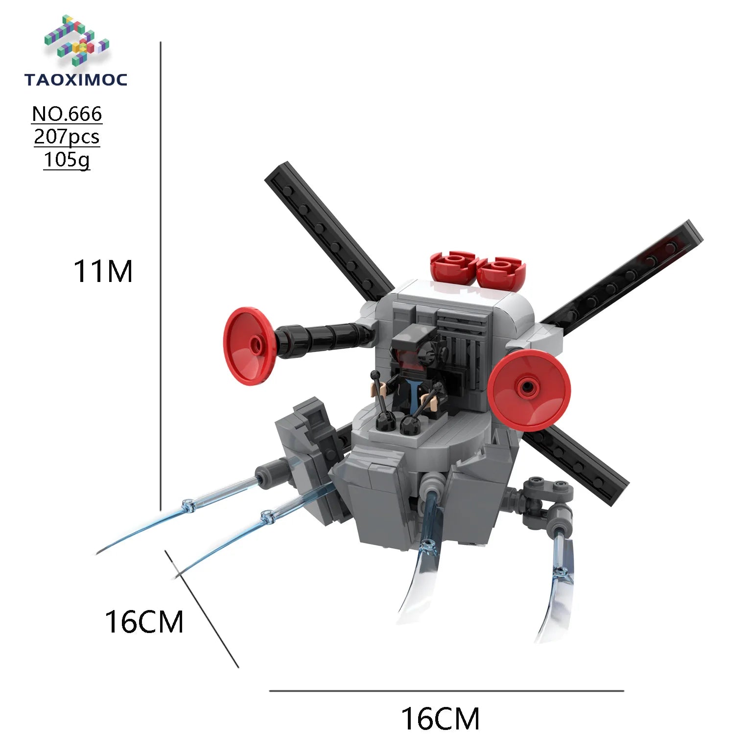 Skibidi Toilet MOC Abstract Building Blocks TV Monitor Big Tomahawk Guitar Titan Speaker King Compatible With LEGO Bricks Toys