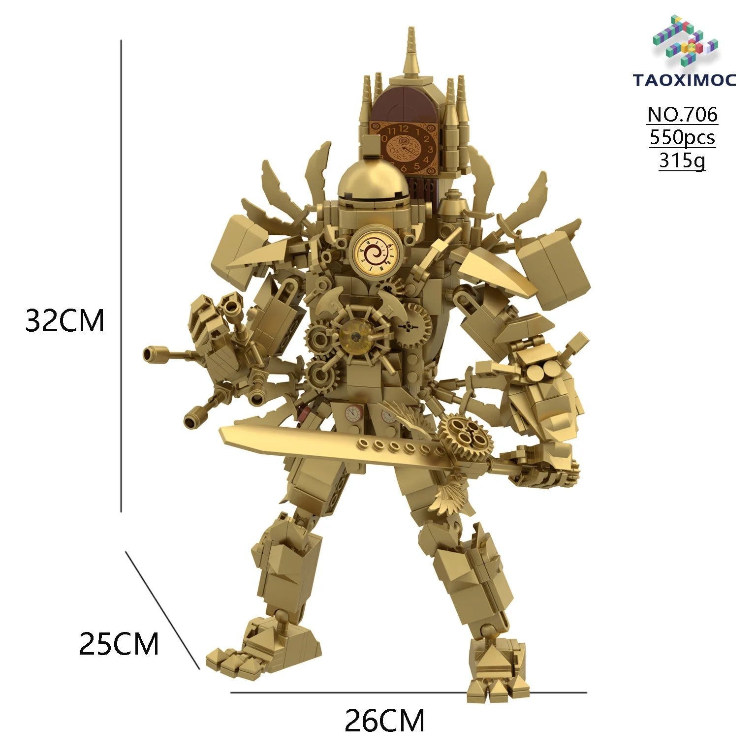 Skibidi Toilet MOC Abstract Building Blocks TV Monitor Big Tomahawk Guitar Titan Speaker King Compatible With LEGO Bricks Toys