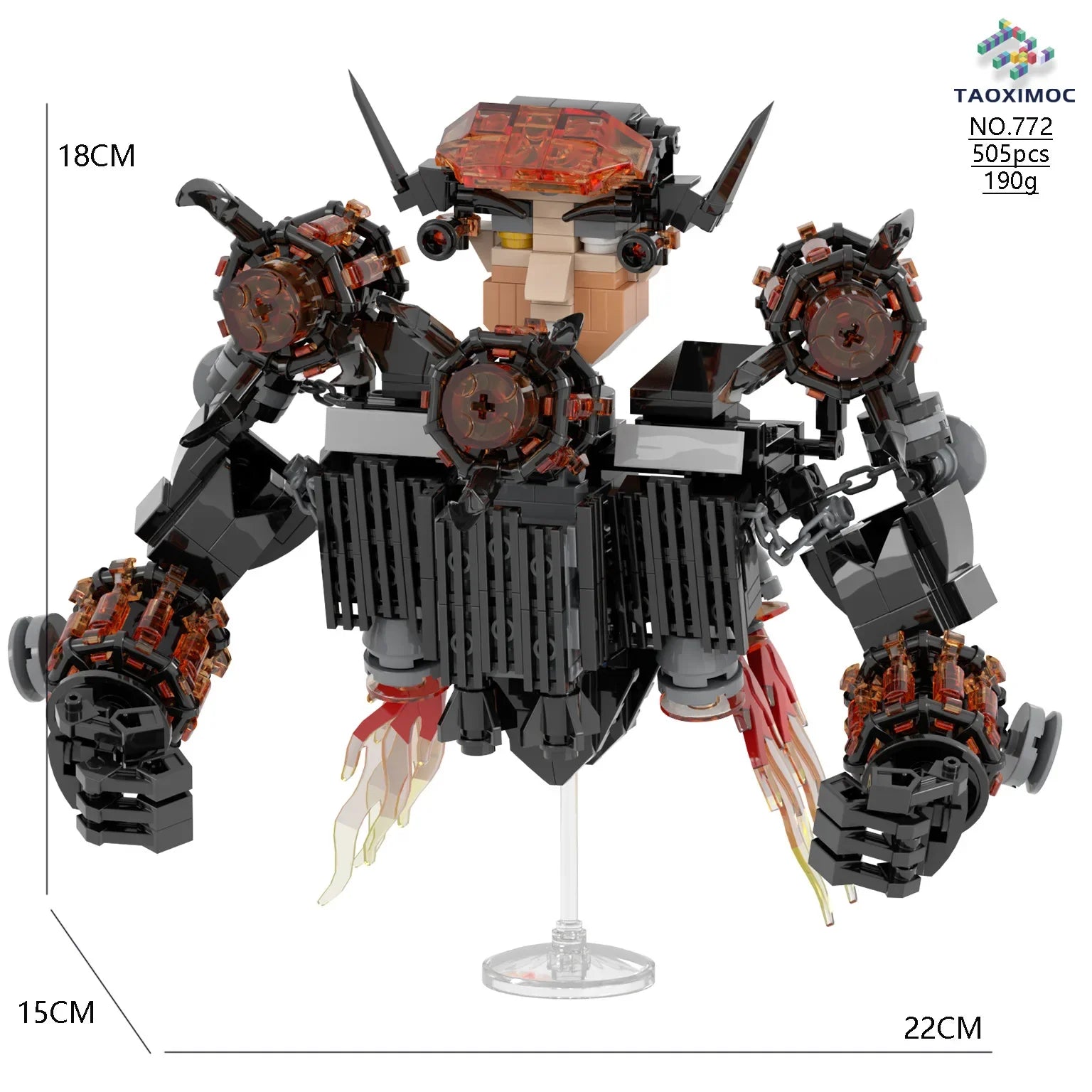 Skibidi Toilet MOC Abstract Building Blocks TV Monitor Big Tomahawk Guitar Titan Speaker King Compatible With LEGO Bricks Toys
