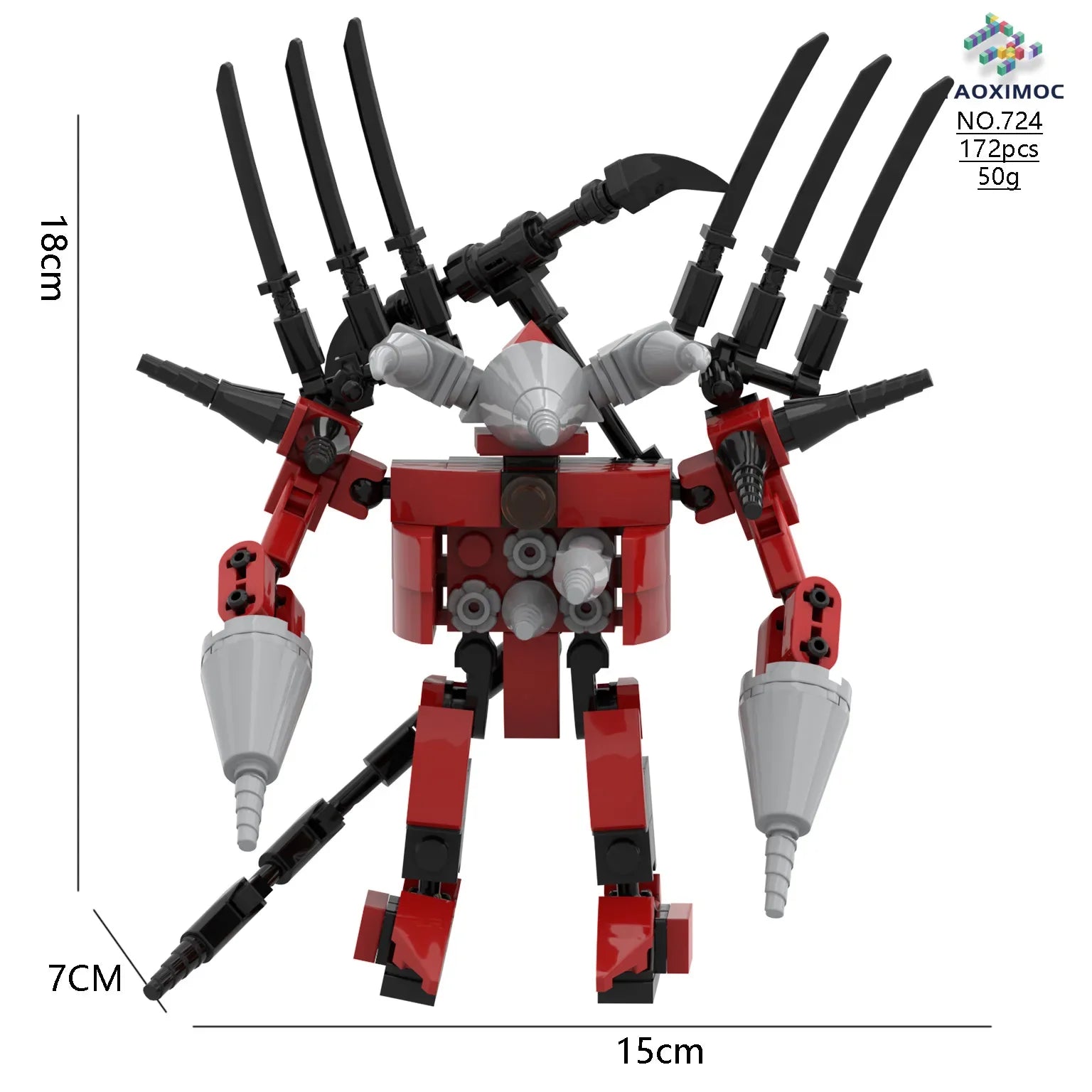 Skibidi Toilet MOC Abstract Building Blocks TV Monitor Big Tomahawk Guitar Titan Speaker King Compatible With LEGO Bricks Toys