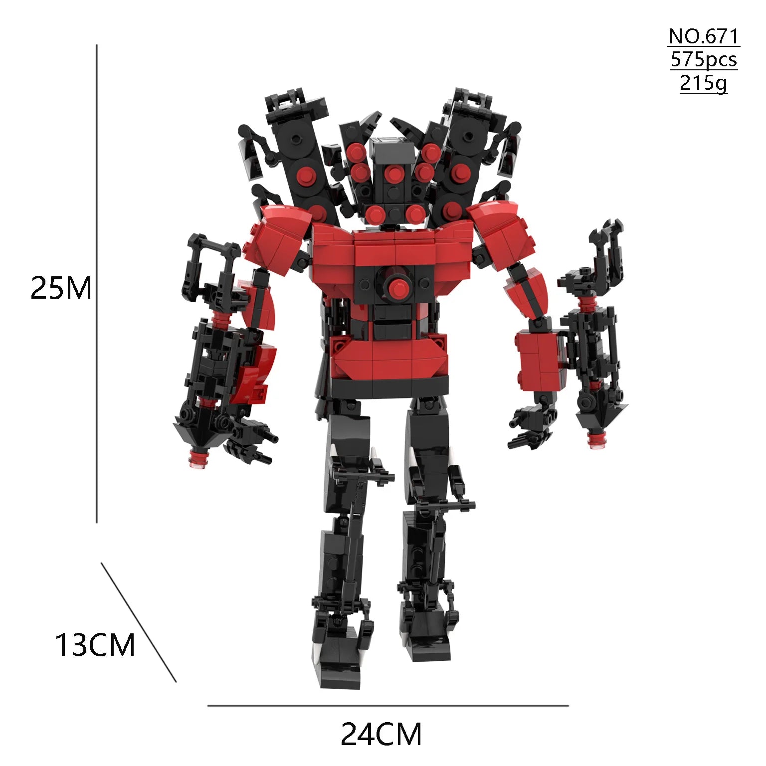 Skibidi Toilet MOC Abstract Building Blocks TV Monitor Big Tomahawk Guitar Titan Speaker King Compatible With LEGO Bricks Toys