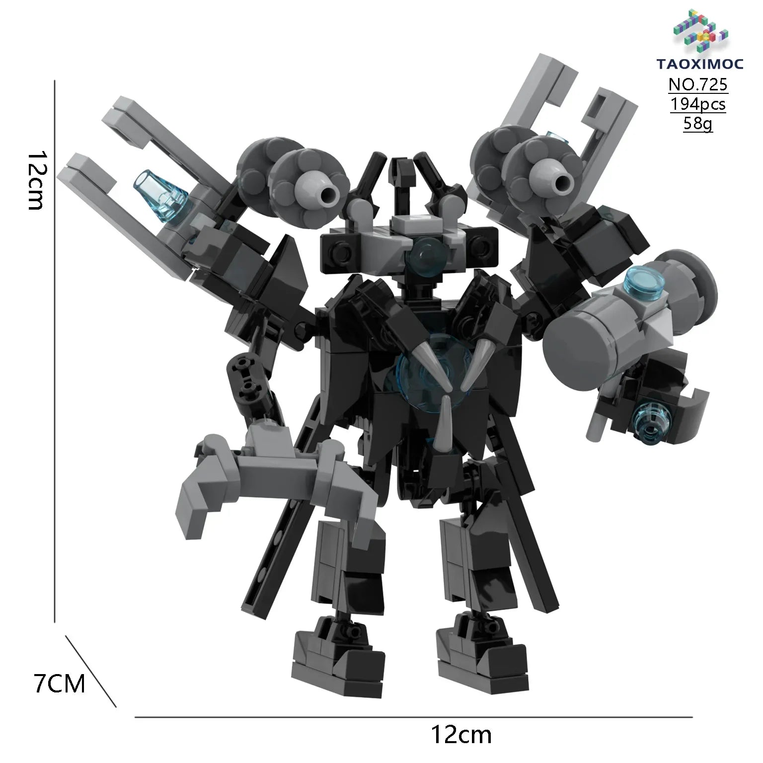 Skibidi Toilet MOC Abstract Building Blocks TV Monitor Big Tomahawk Guitar Titan Speaker King Compatible With LEGO Bricks Toys