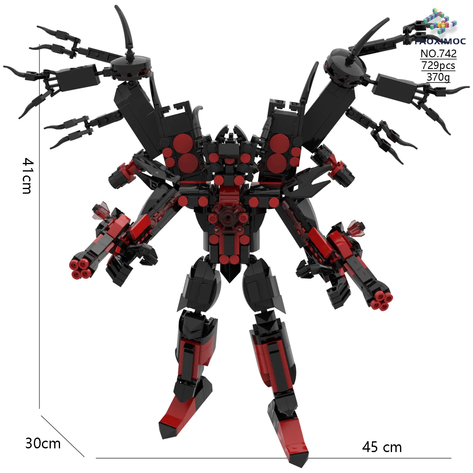 Skibidi Toilet MOC Abstract Building Blocks TV Monitor Big Tomahawk Guitar Titan Speaker King Compatible With LEGO Bricks Toys
