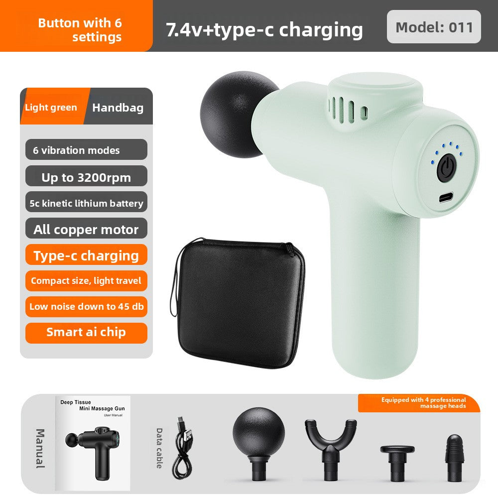 Professional Mini Muscle Massage Gun with LCD Screen