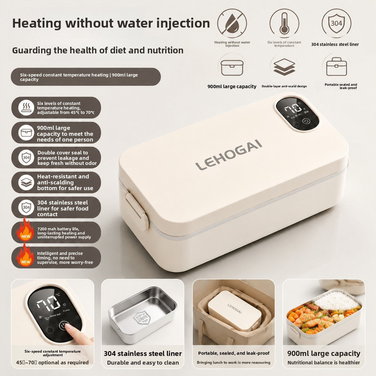 Portable Electric Heating Lunch Box