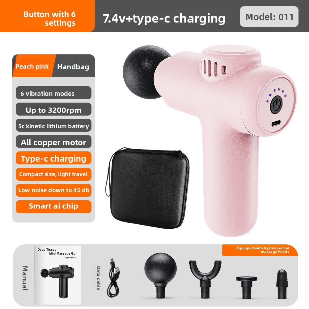 Professional Mini Muscle Massage Gun with LCD Screen