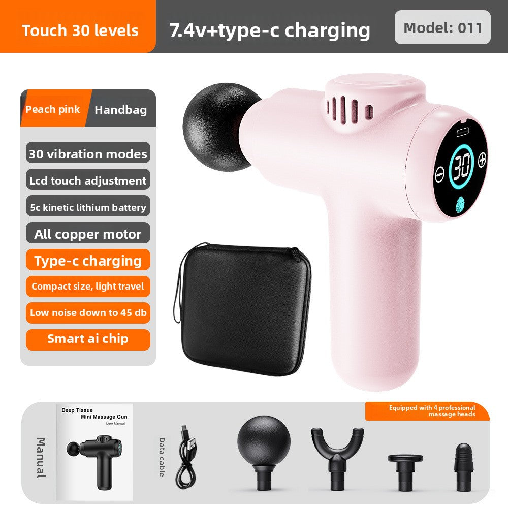 Professional Mini Muscle Massage Gun with LCD Screen