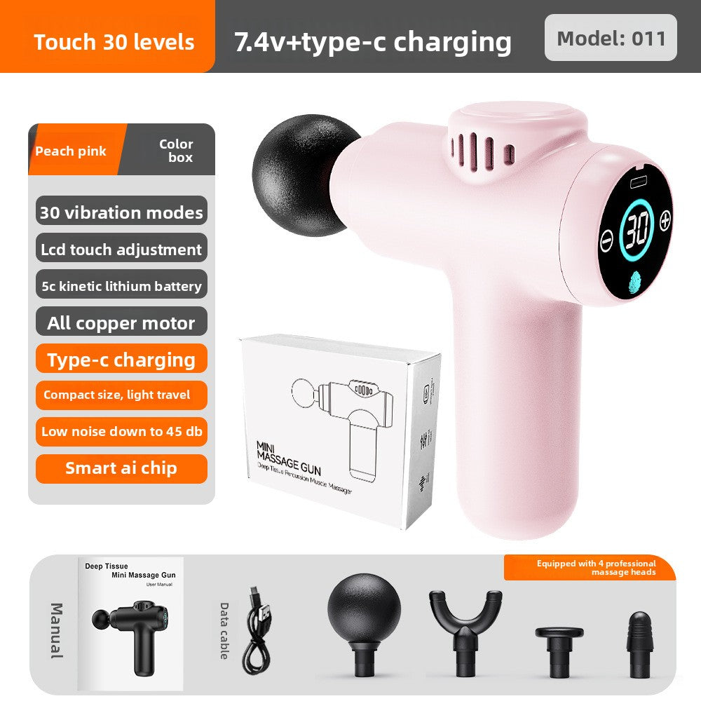 Professional Mini Muscle Massage Gun with LCD Screen